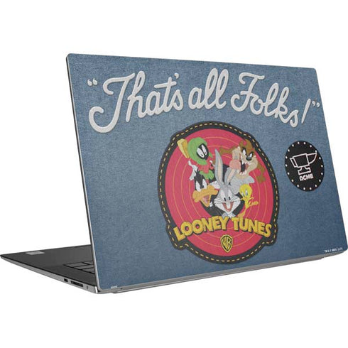 Looney Tunes Thats All Folks Patch Dell XPS Skin